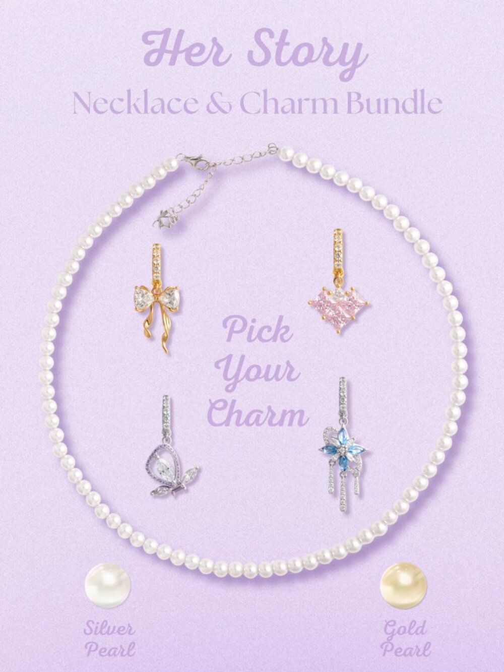 Enchanted Necklace & Charm Bundle
